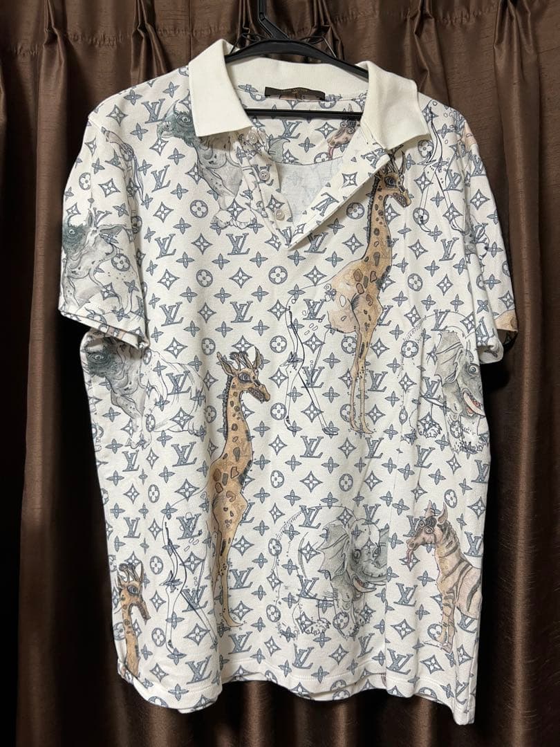 Louis Vuitton 動物柄 ポロシャツ L