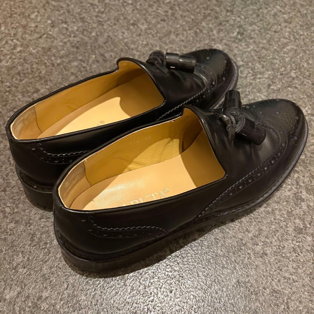 【HARUTA】ウィングチップ　タッセル　ローファー