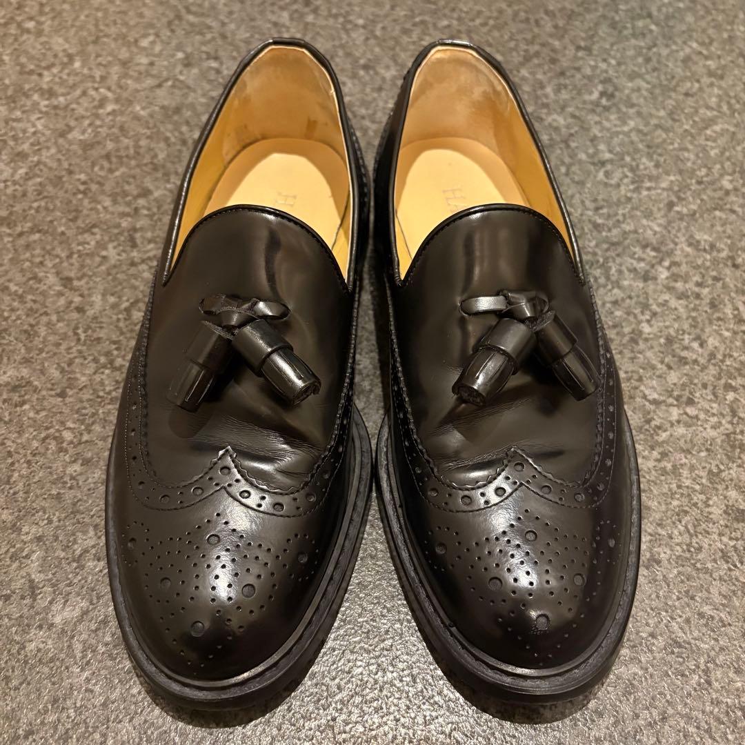 【HARUTA】ウィングチップ　タッセル　ローファー