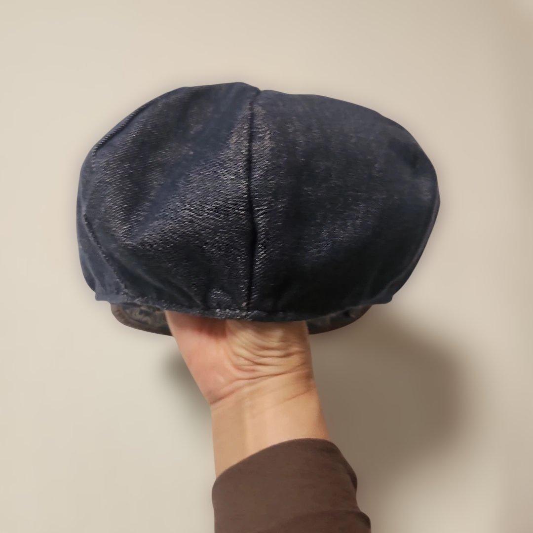 セリーヌのデニム風キャスケット