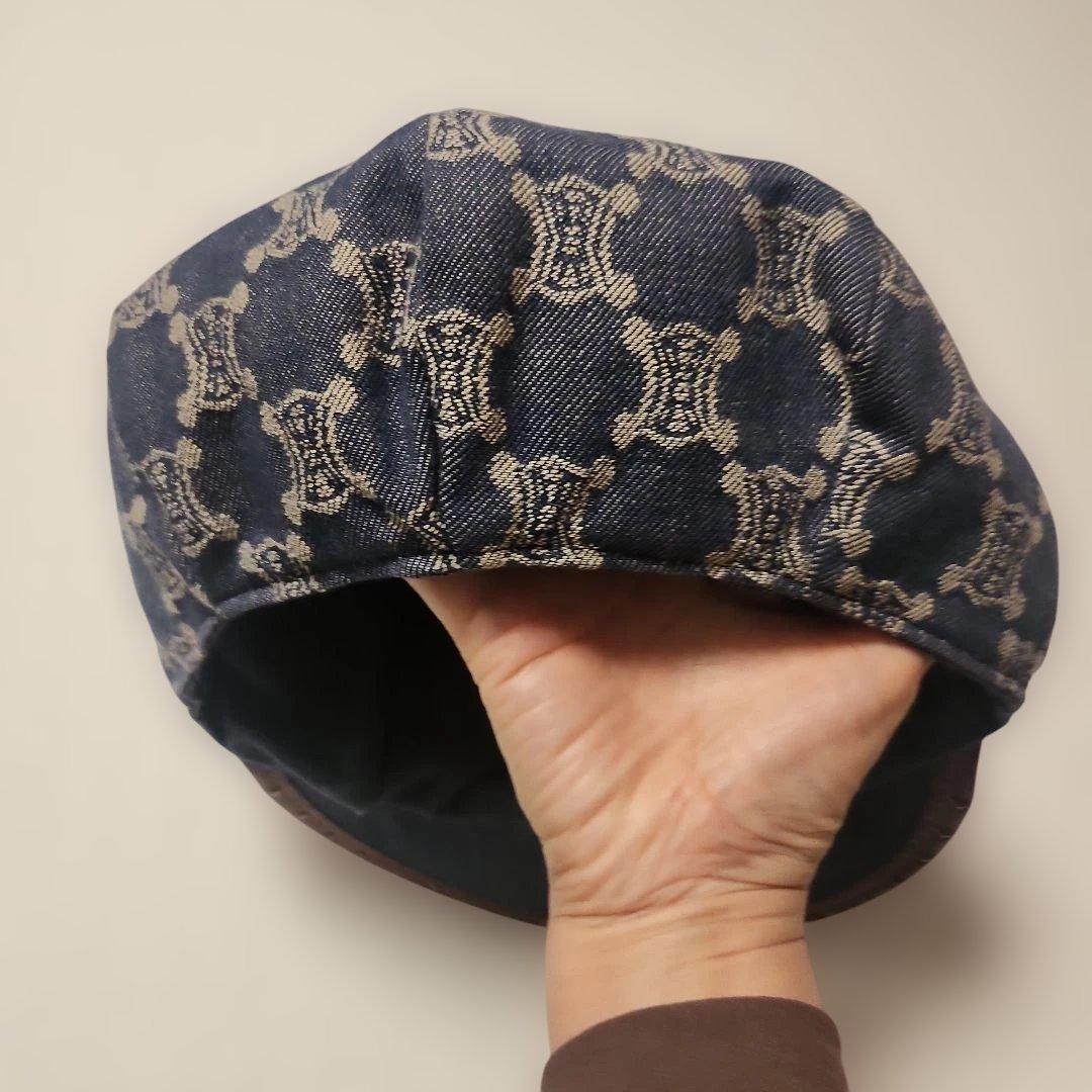 セリーヌのデニム風キャスケット