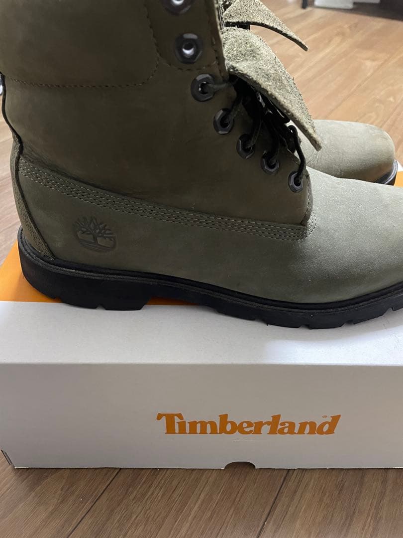 か*ま様 【限定セール】Timberland グリーン プレミアムブーツ