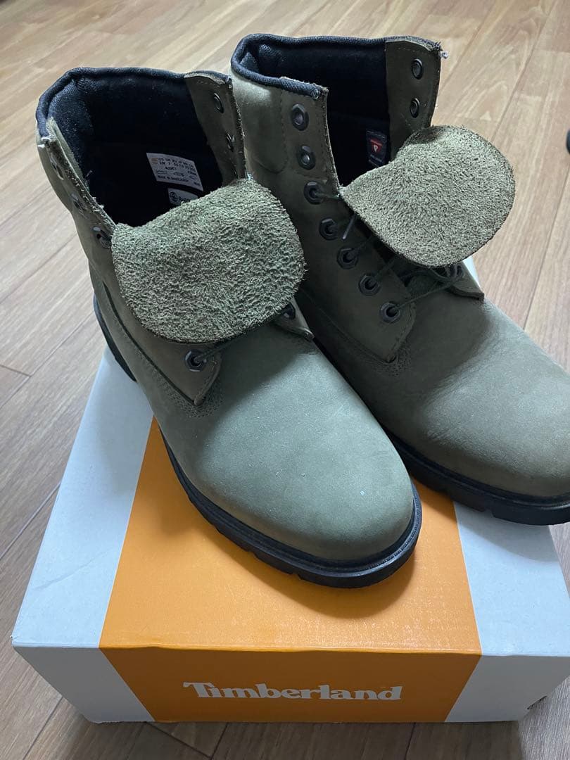 か*ま様 【限定セール】Timberland グリーン プレミアムブーツ