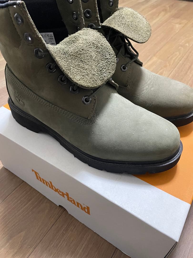 か*ま様 【限定セール】Timberland グリーン プレミアムブーツ