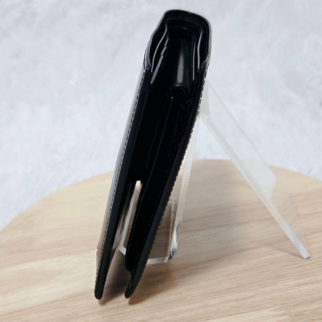 Cartier カルティエ ケース付き 二つ折り財布 ブラック レザー