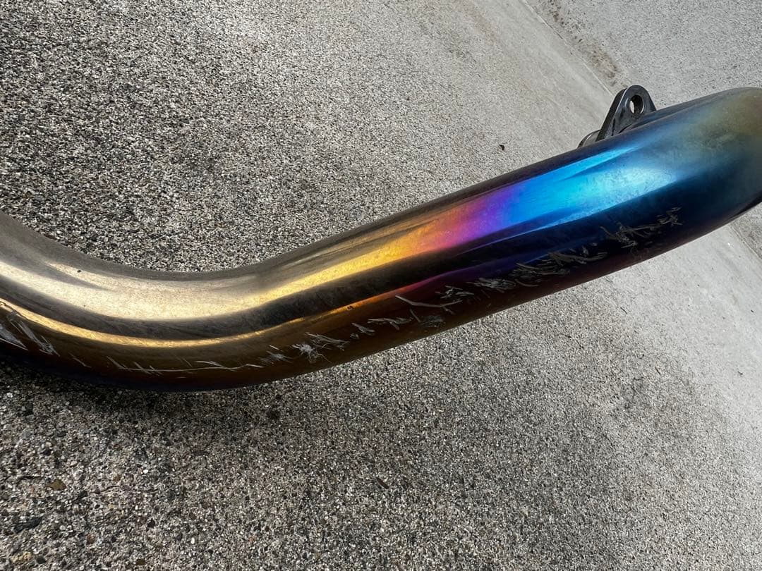 OVER マフラー チタン　フルエキゾーストモンキー50用