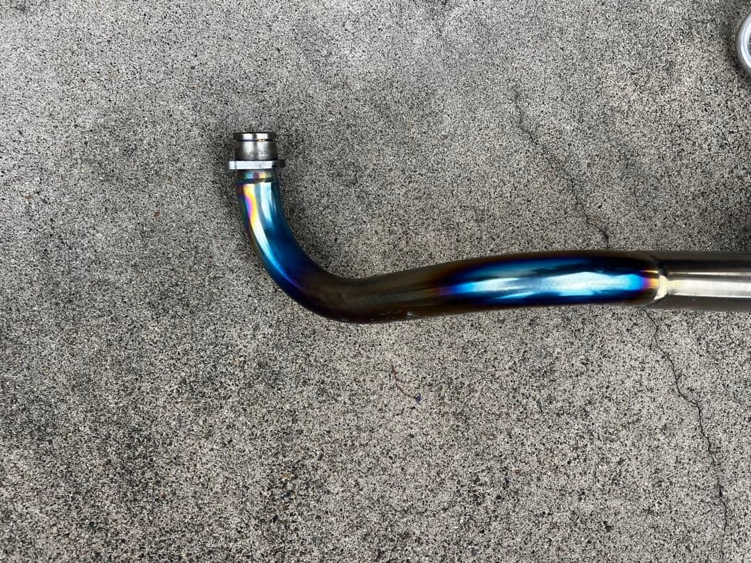 OVER マフラー チタン　フルエキゾーストモンキー50用