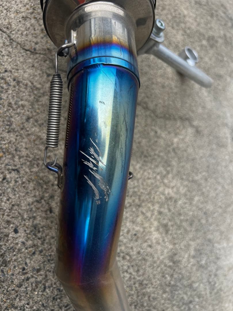 OVER マフラー チタン　フルエキゾーストモンキー50用