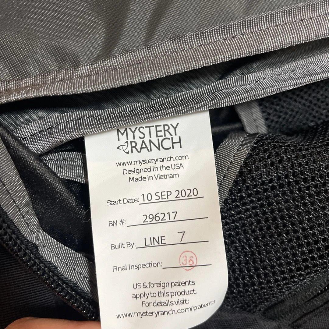 MYSTERY RANCH ブラックバックパック