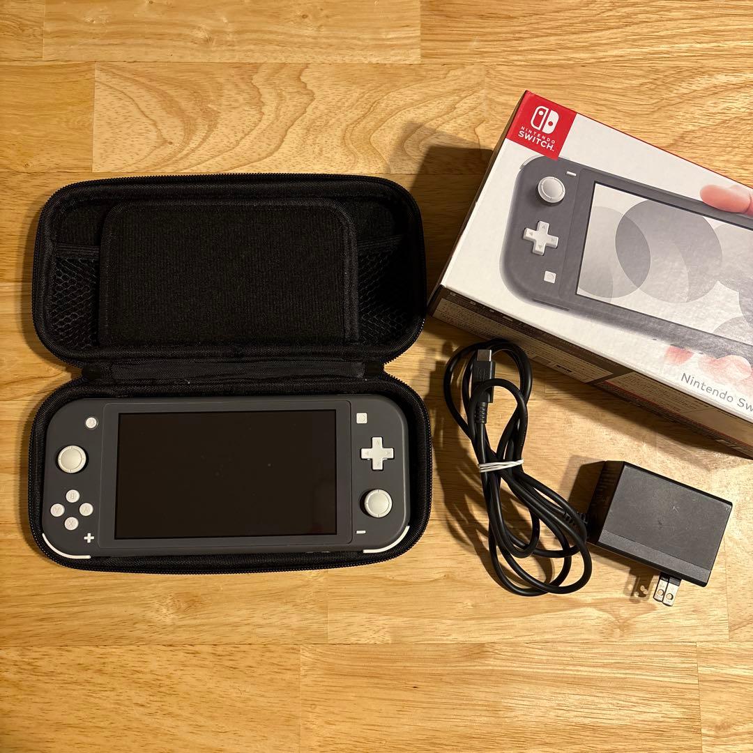 Nintendo Switch Lite グレー 本体 ACアダプター　付き