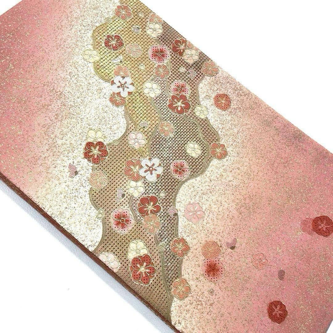 専用帯5939 5888 二点セット ●高級 正絹 䙞明 相良刺繍 汕頭刺繍袋帯