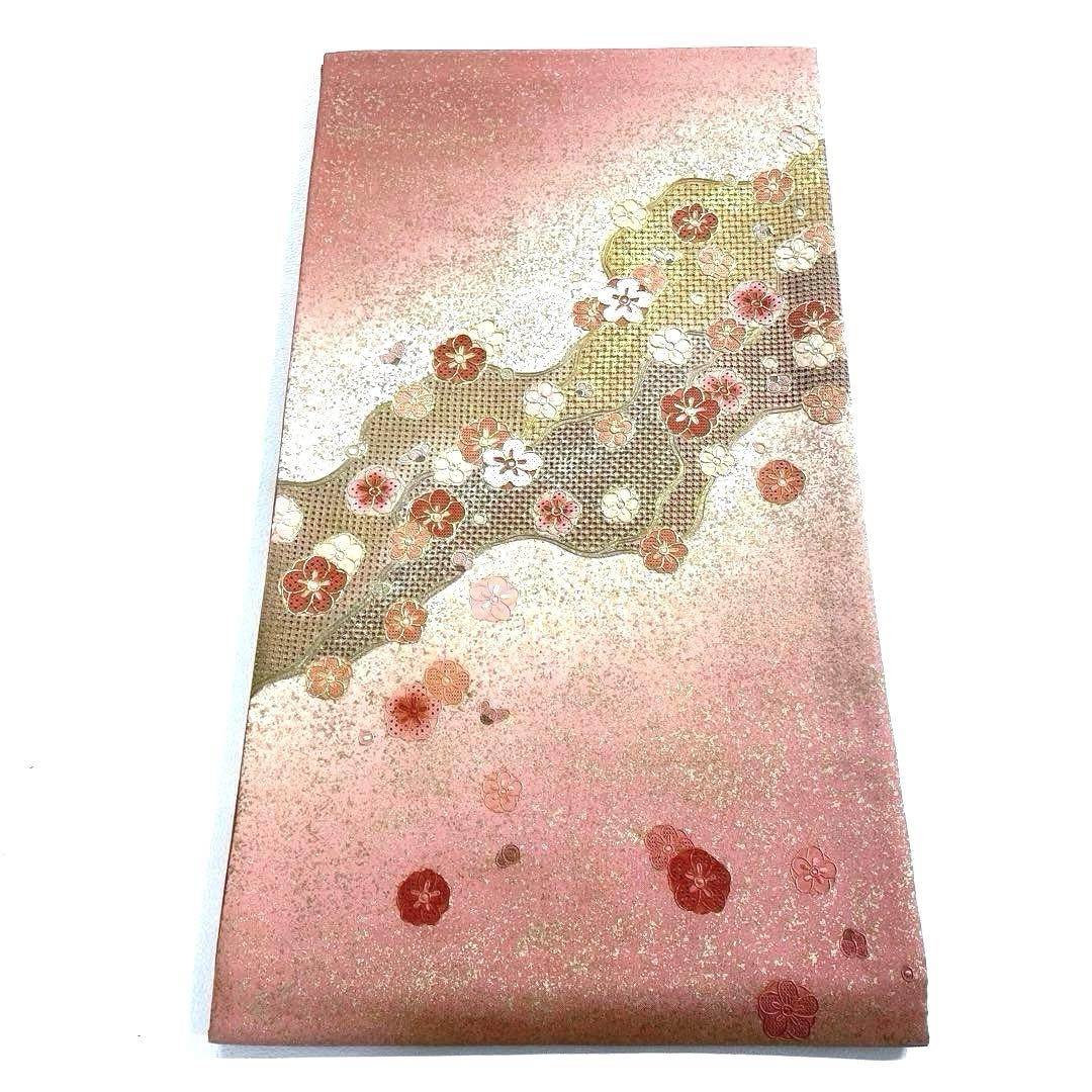 専用帯5939 5888 二点セット ●高級 正絹 䙞明 相良刺繍 汕頭刺繍袋帯