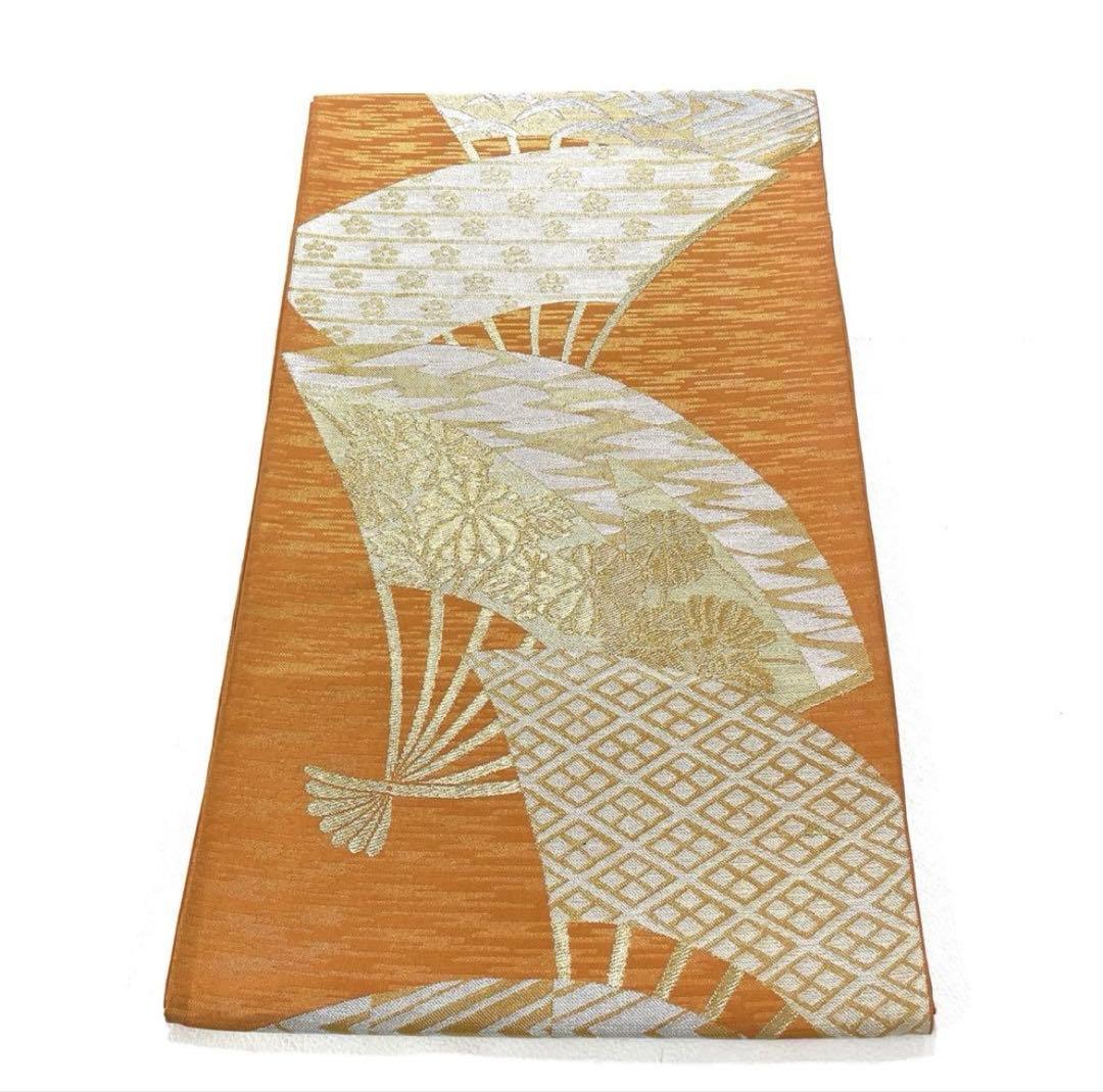 専用帯5939 5888 二点セット ●高級 正絹 䙞明 相良刺繍 汕頭刺繍袋帯