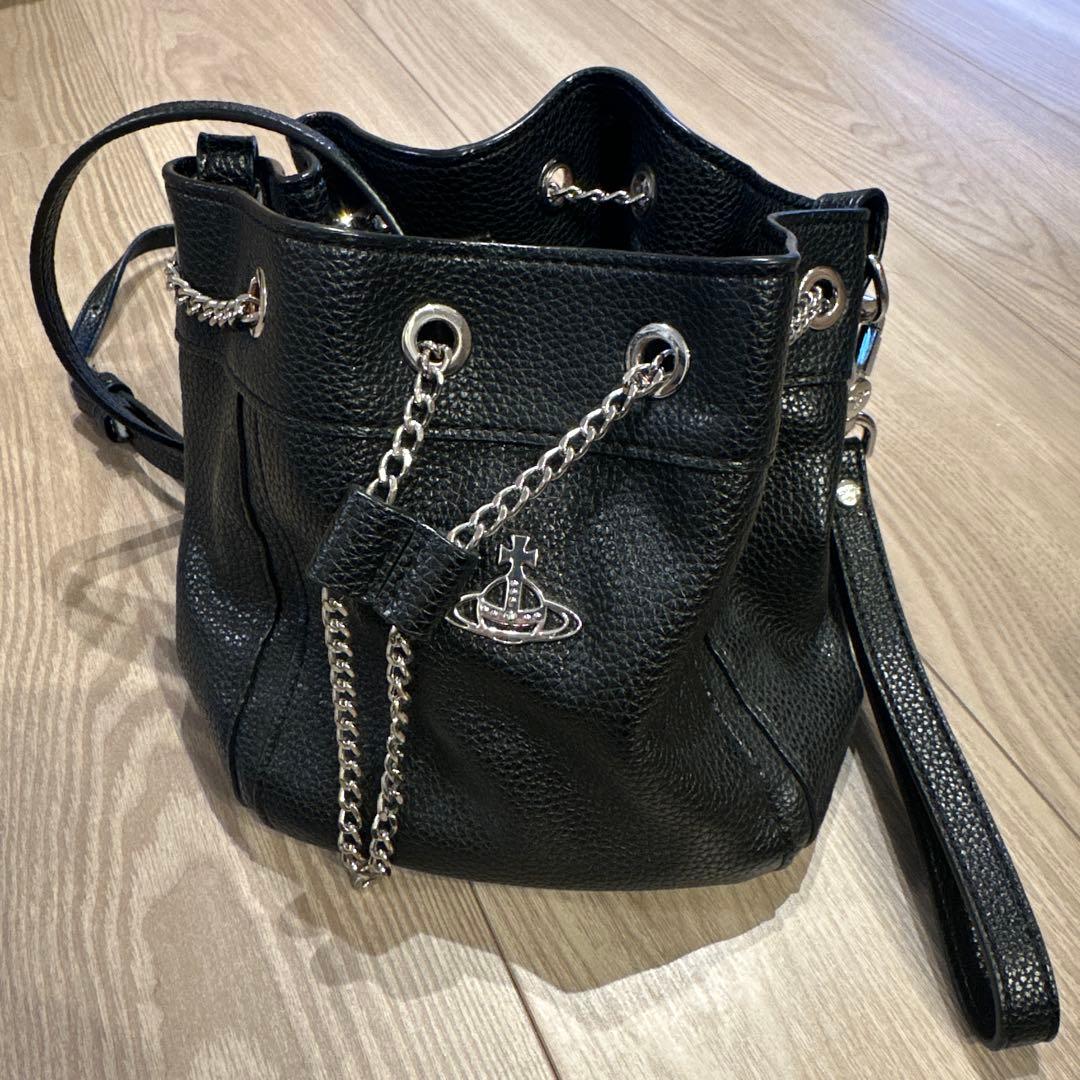 Vivienne Westwood バケツ型ショルダーバッグ ブラック