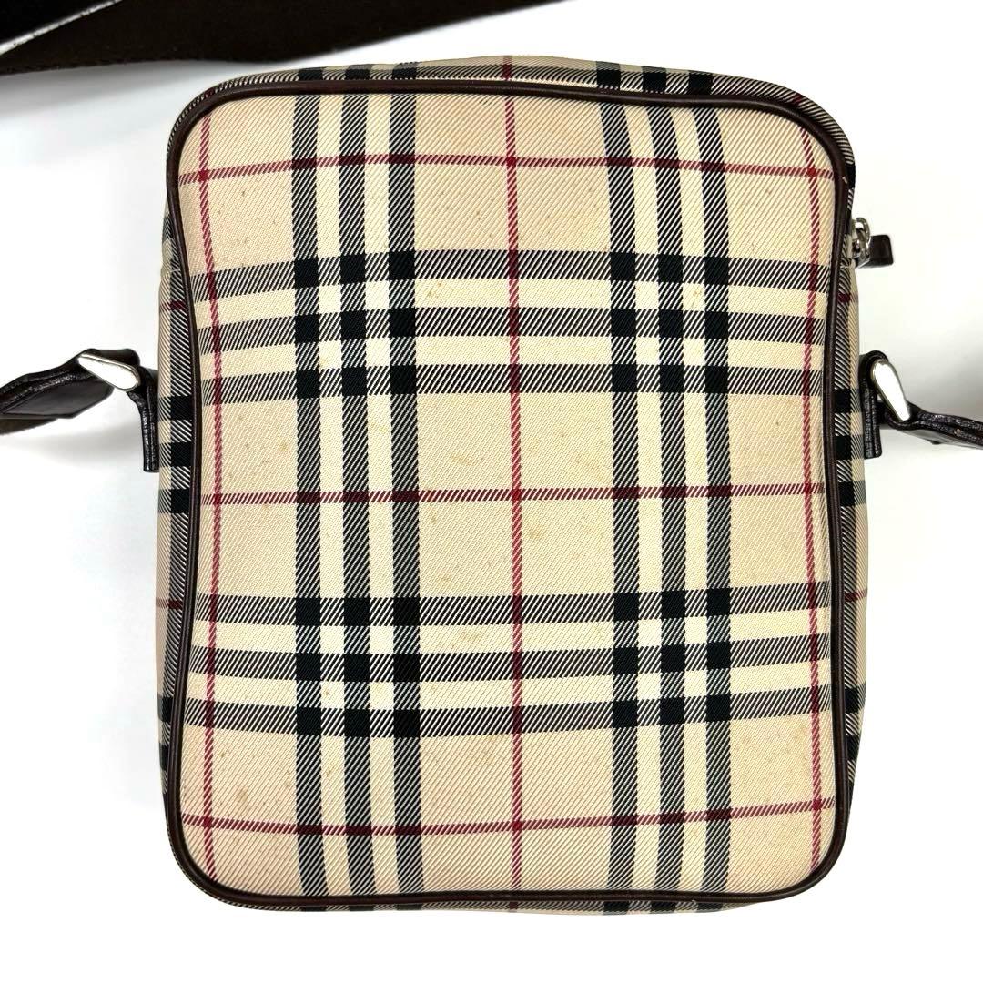 BURBERRY ショルダーバッグ ポシェット 斜めがけ ノバチェック ロゴ金具