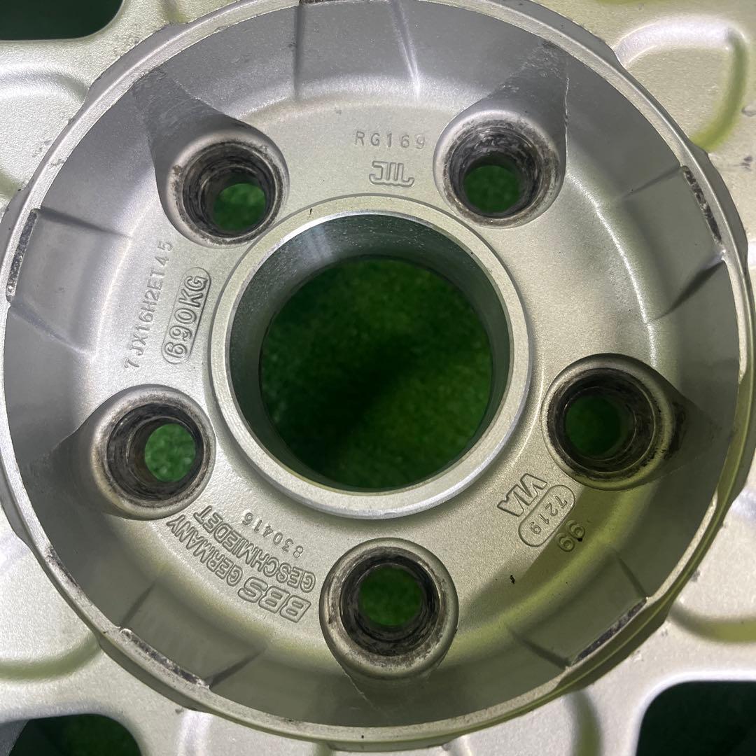 BBS RG169 16インチ　7J 114.3-5H +45