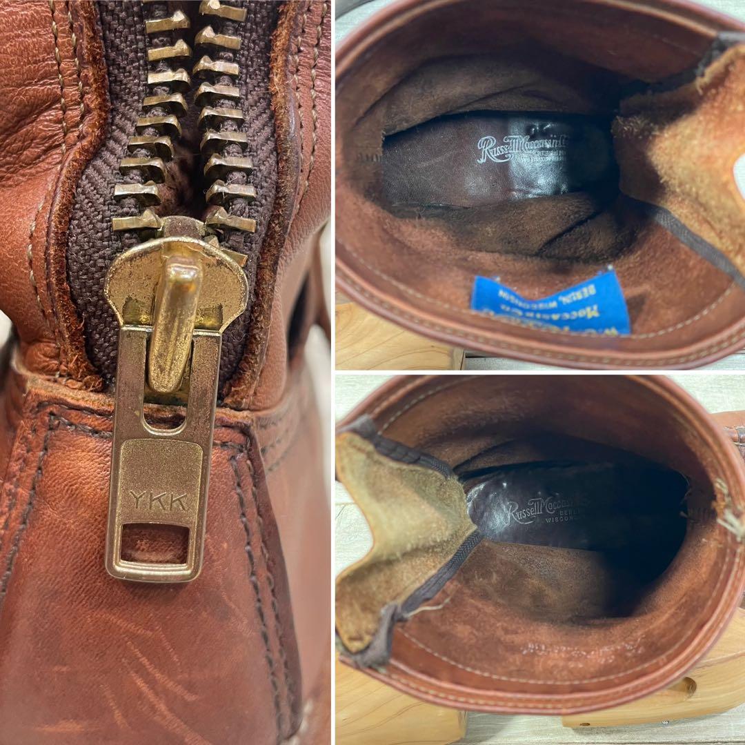 80s russell moccasin zephyr US8 モカシン