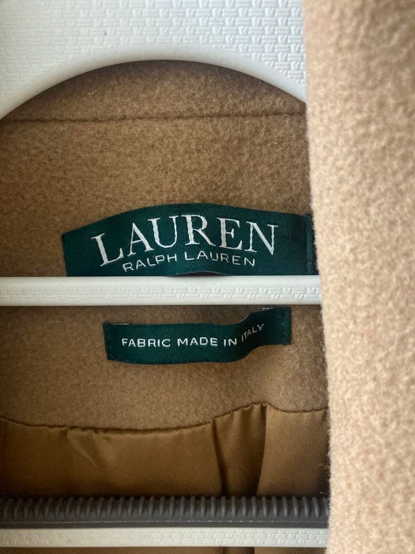 Ralph LAUREN ベージュ ロングコート ベルト付き