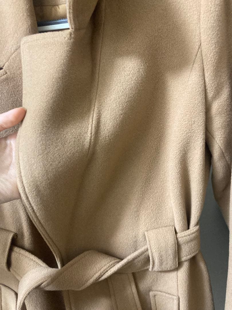 Ralph LAUREN ベージュ ロングコート ベルト付き