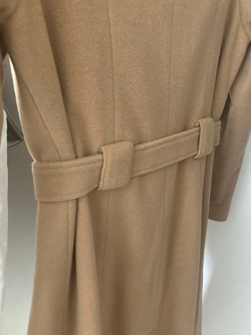 Ralph LAUREN ベージュ ロングコート ベルト付き