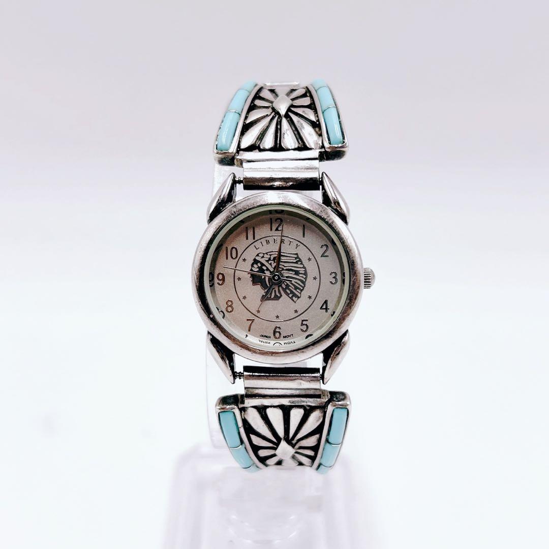 時計 ZUNI Indian jewelry Watch Sterling y2k