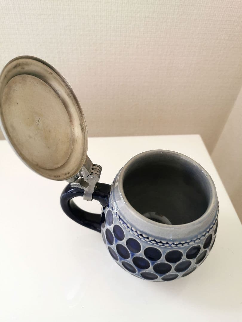 ドイツ製 アンティーク 蓋付きキャニスター