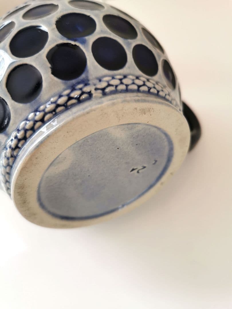 ドイツ製 アンティーク 蓋付きキャニスター