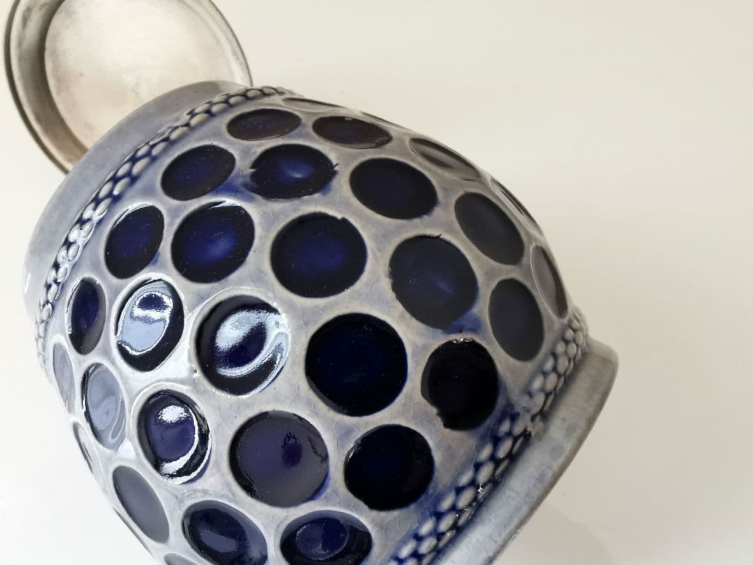 ドイツ製 アンティーク 蓋付きキャニスター