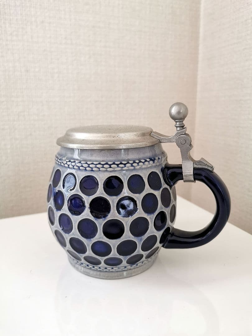 ドイツ製 アンティーク 蓋付きキャニスター