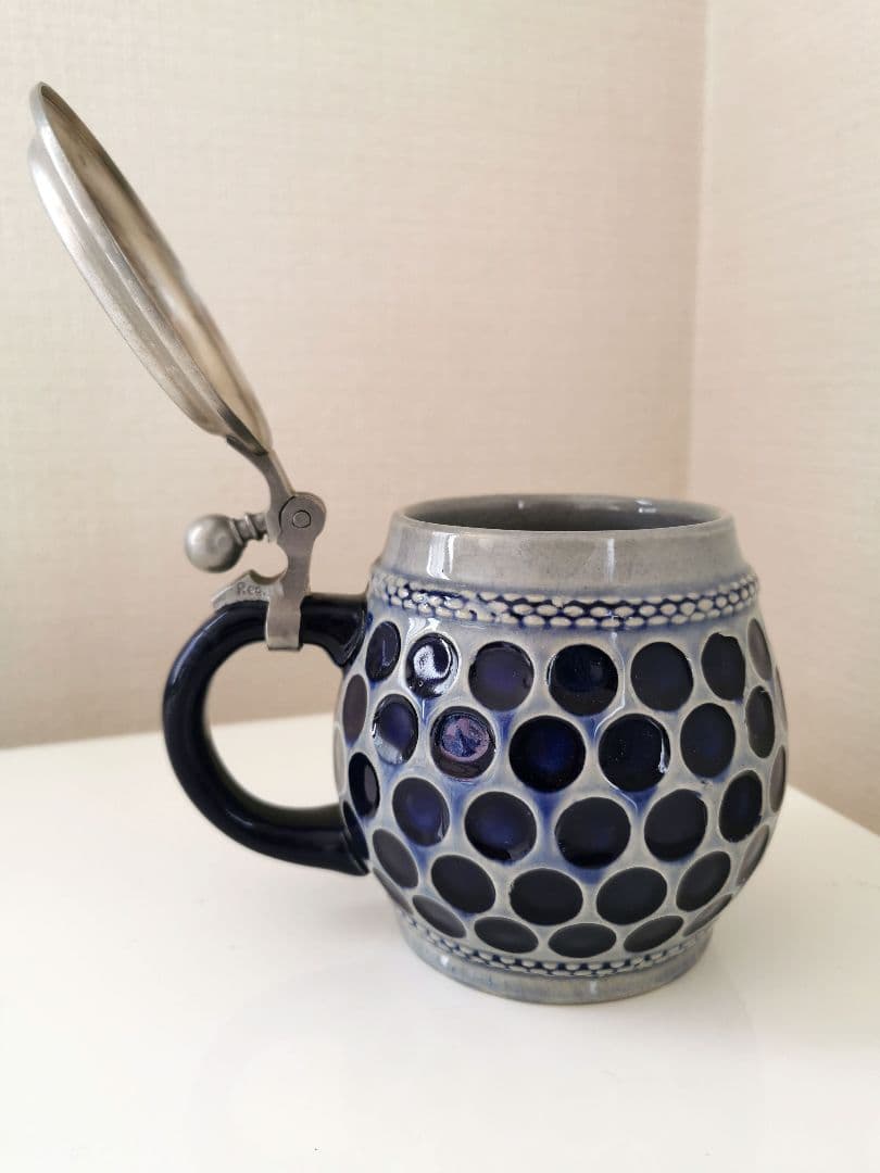 ドイツ製 アンティーク 蓋付きキャニスター