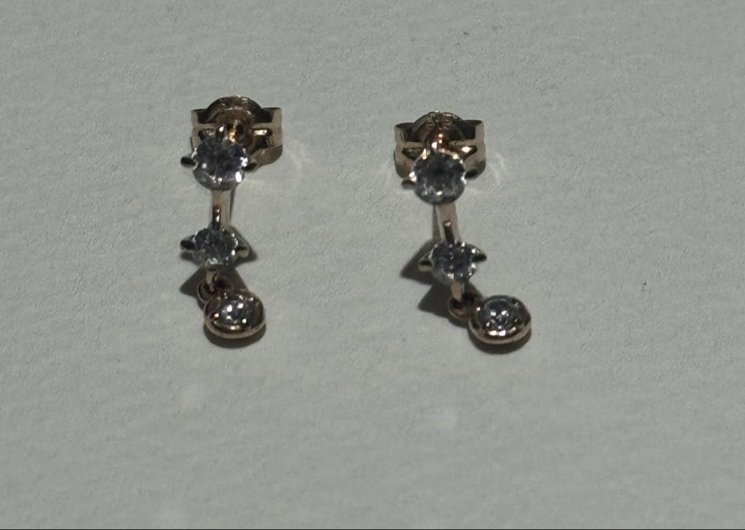 ete ピアス ピンクゴールド