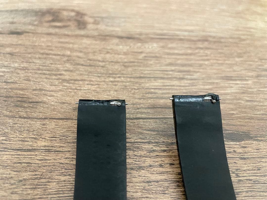 カミーユフォルネ 時計ベルト カイマン ブラック 18/16mm