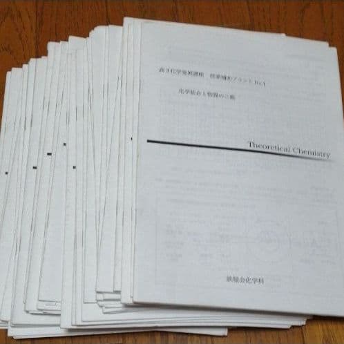 鉄緑会高校3年生で使われる授業補助プリント