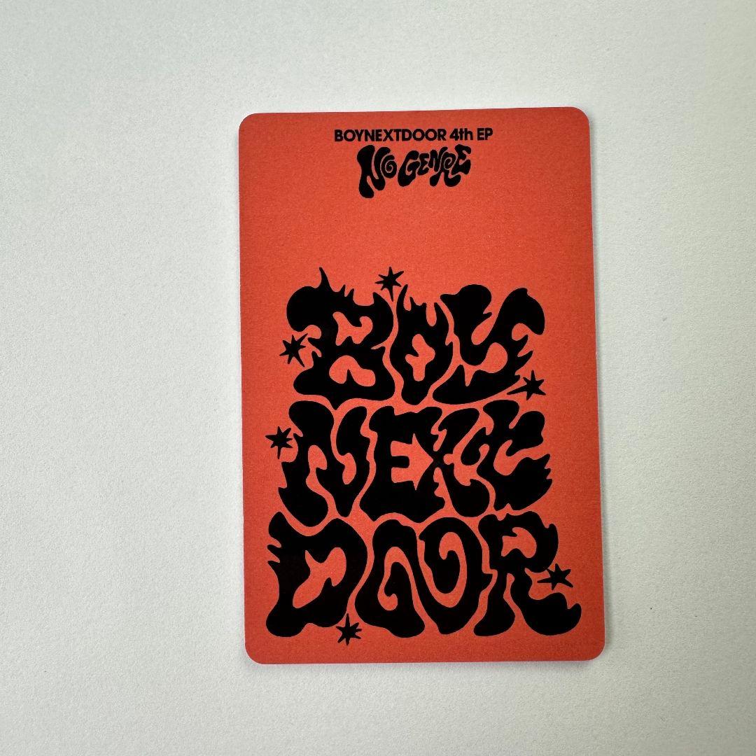 BOYNEXTDOOR Walmart no genre ソンホ トレカ