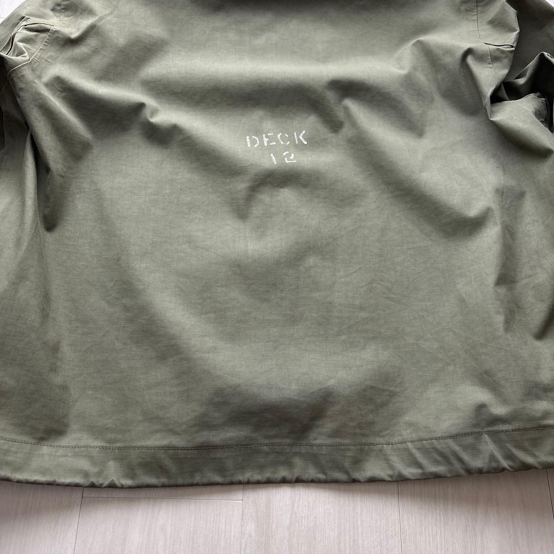 チ*ー様 40s USNAVY デッキレインパーカー レースアップ ビンテージ