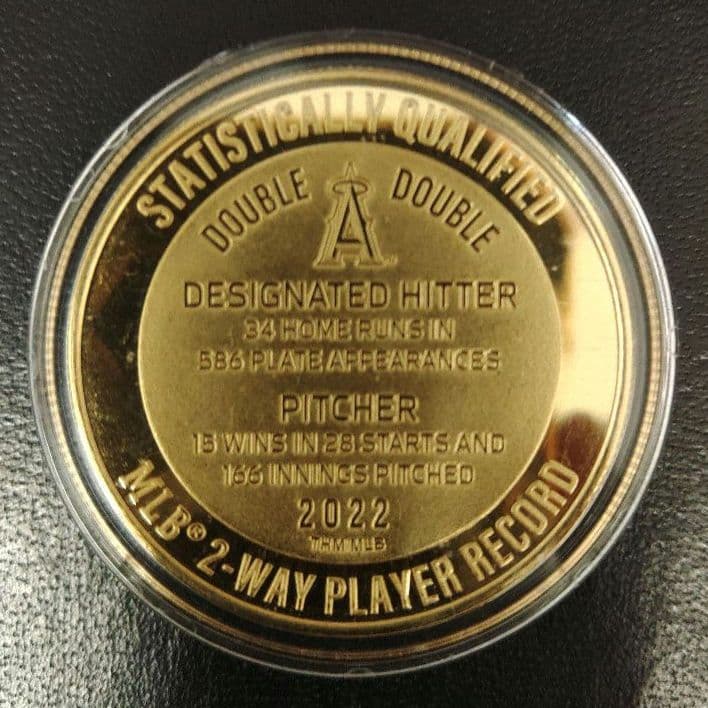 大谷翔平 2022 100号HR記念ゴールド(411/1000個数量限定)