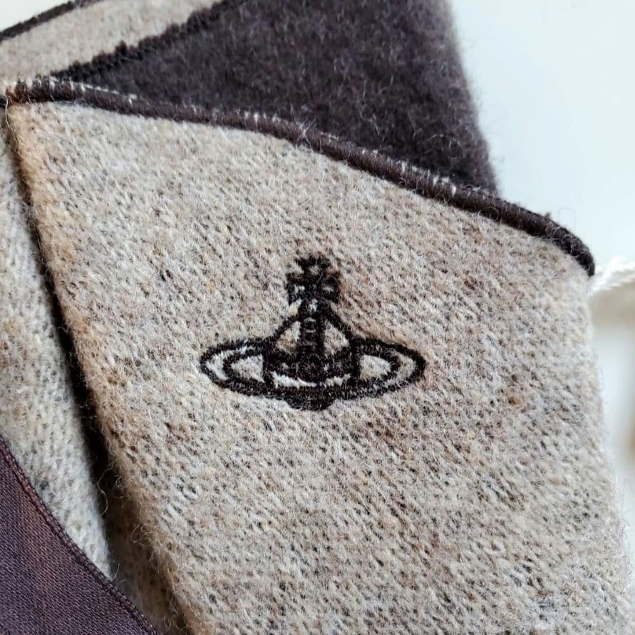 Vivienne Westwood リボン編み上げ手袋 21～22cmレディース