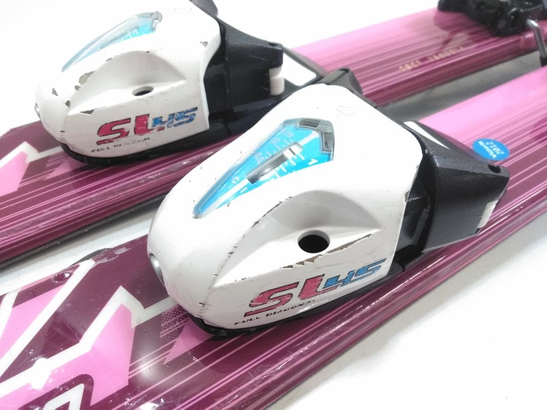 女の子 ジュニアスキー5点セット セレス 90cm ブーツ カザマ 18cm ◇