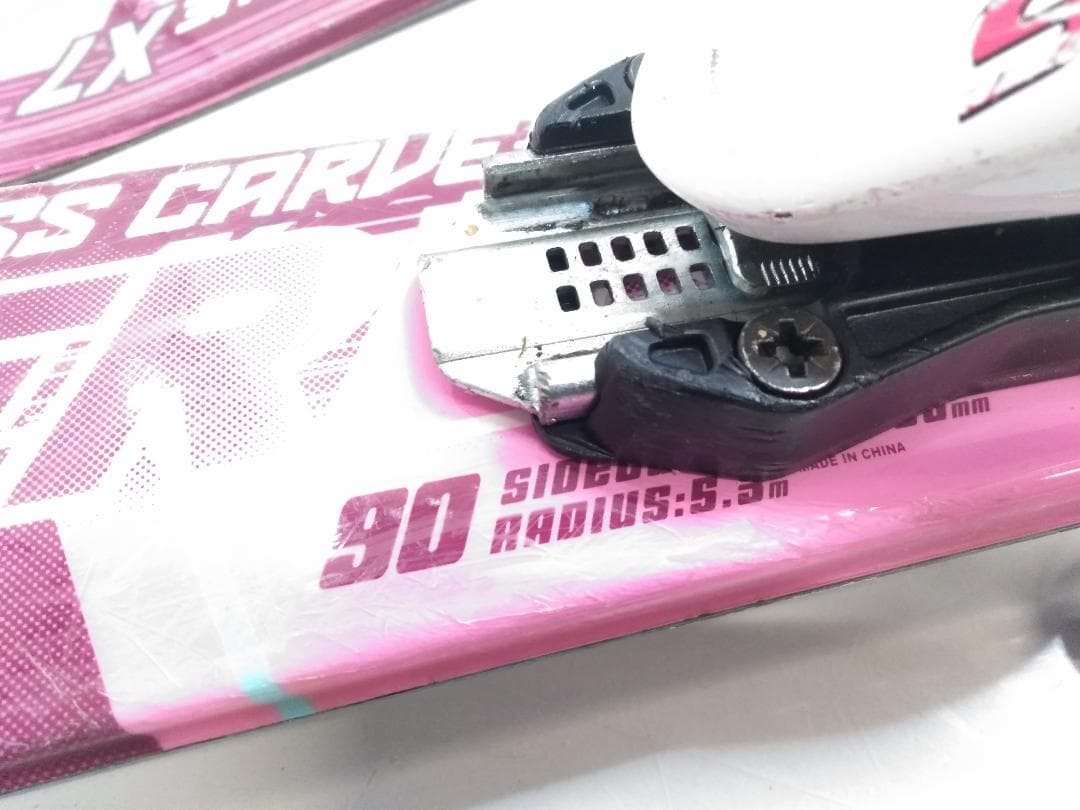 女の子 ジュニアスキー5点セット セレス 90cm ブーツ カザマ 18cm ◇