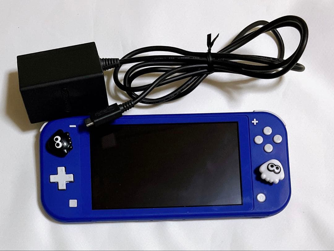 【にーあ】NintendoSwitch LITE ブルー　充電器付き任天堂