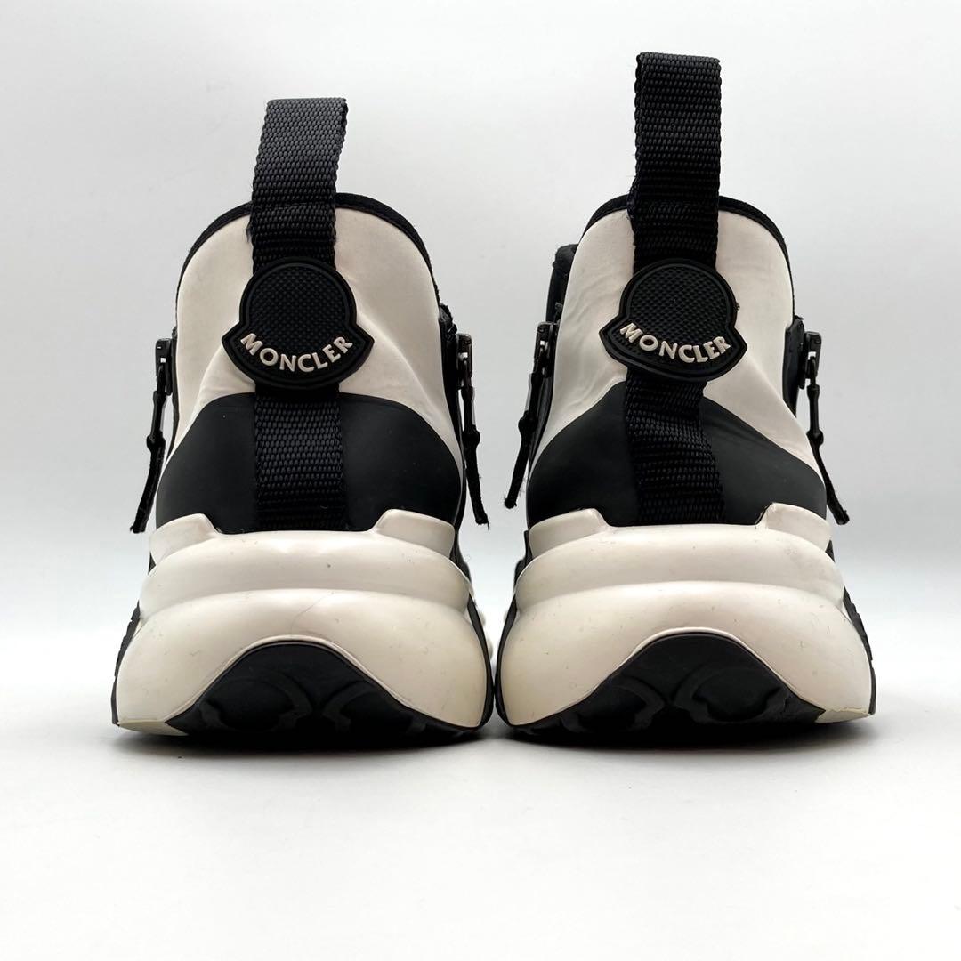 らきぱぴ✨MONCLER COMPASSOR ZIP スニーカー 黒 38