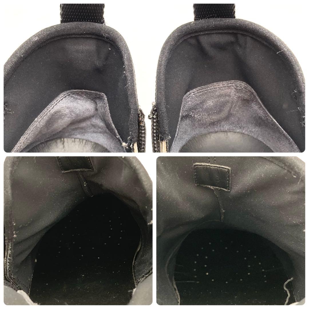 らきぱぴ✨MONCLER COMPASSOR ZIP スニーカー 黒 38