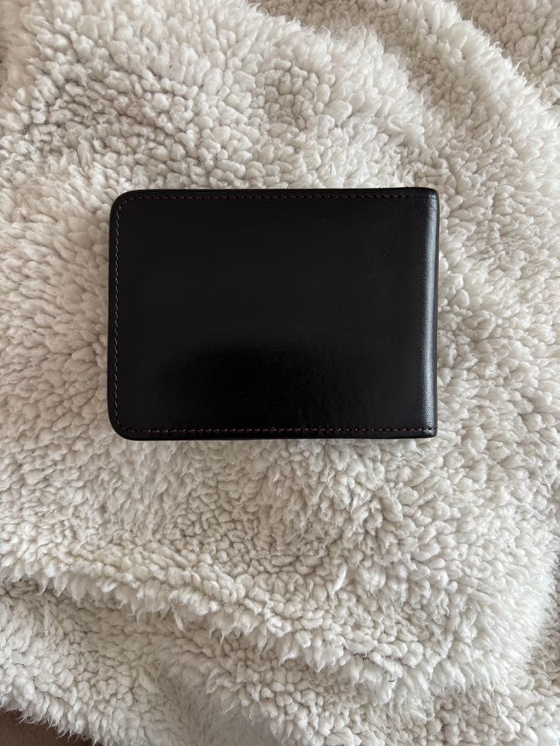 ⭐︎WILD SWANS⭐︎ウィングス レザー 二つ折り財布 ブラック