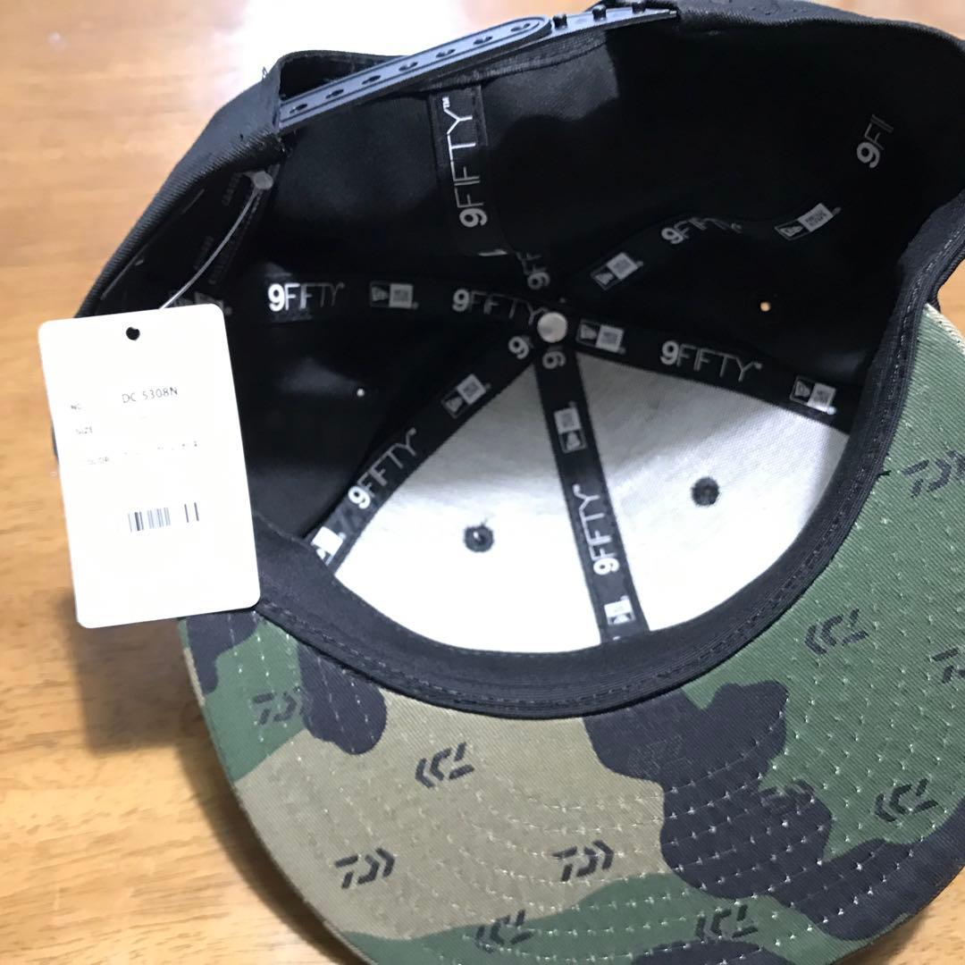 値下　DAIWA 9FIFTY スナップバックキャップ BK/迷彩/NEWERA