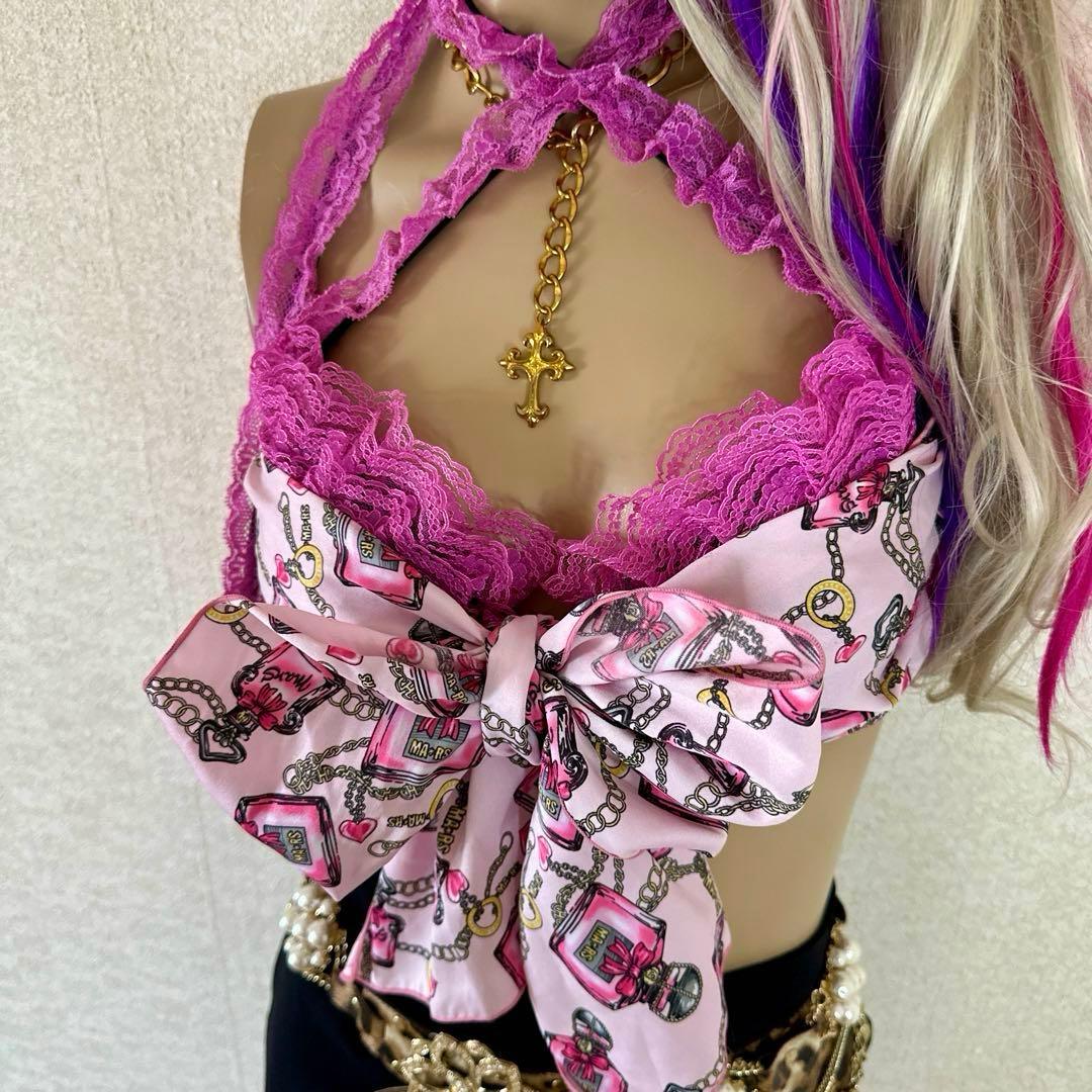 【MA＊RS】MARS マーズ パフューム柄リボンビキニトップス