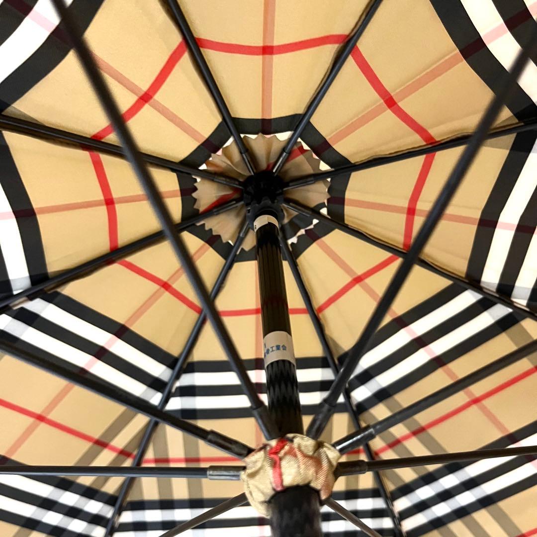 ✨美品✨Burberry バーバリー 長傘 雨傘 ノバチェック