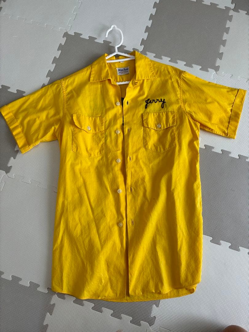 50'sボウリングシャツ　ワーク系　ロカビリー　ビンテージ60's