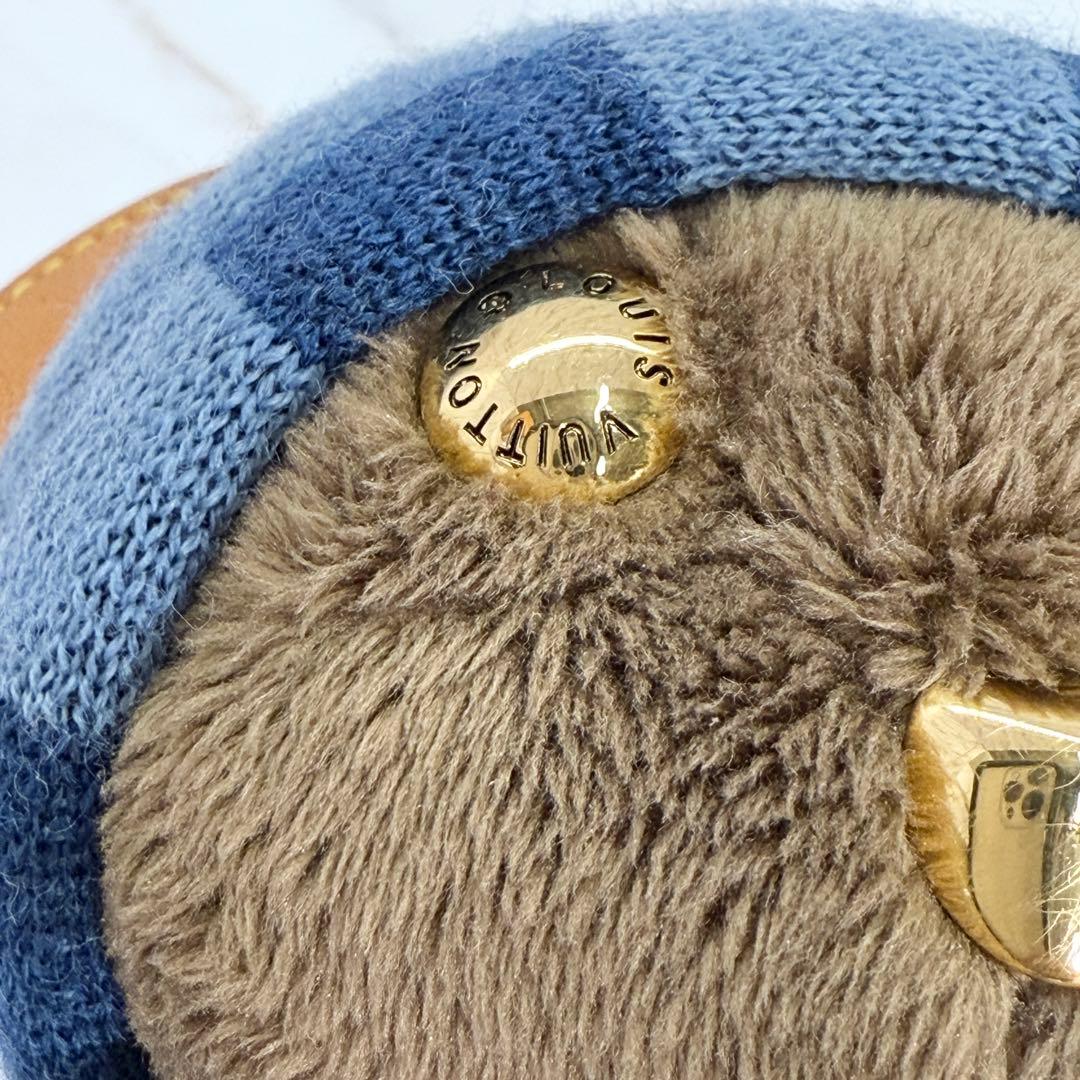 【新作即納】新品未使用 ルイヴィトン バッグチャーム・LV ルイ ベア ブルー