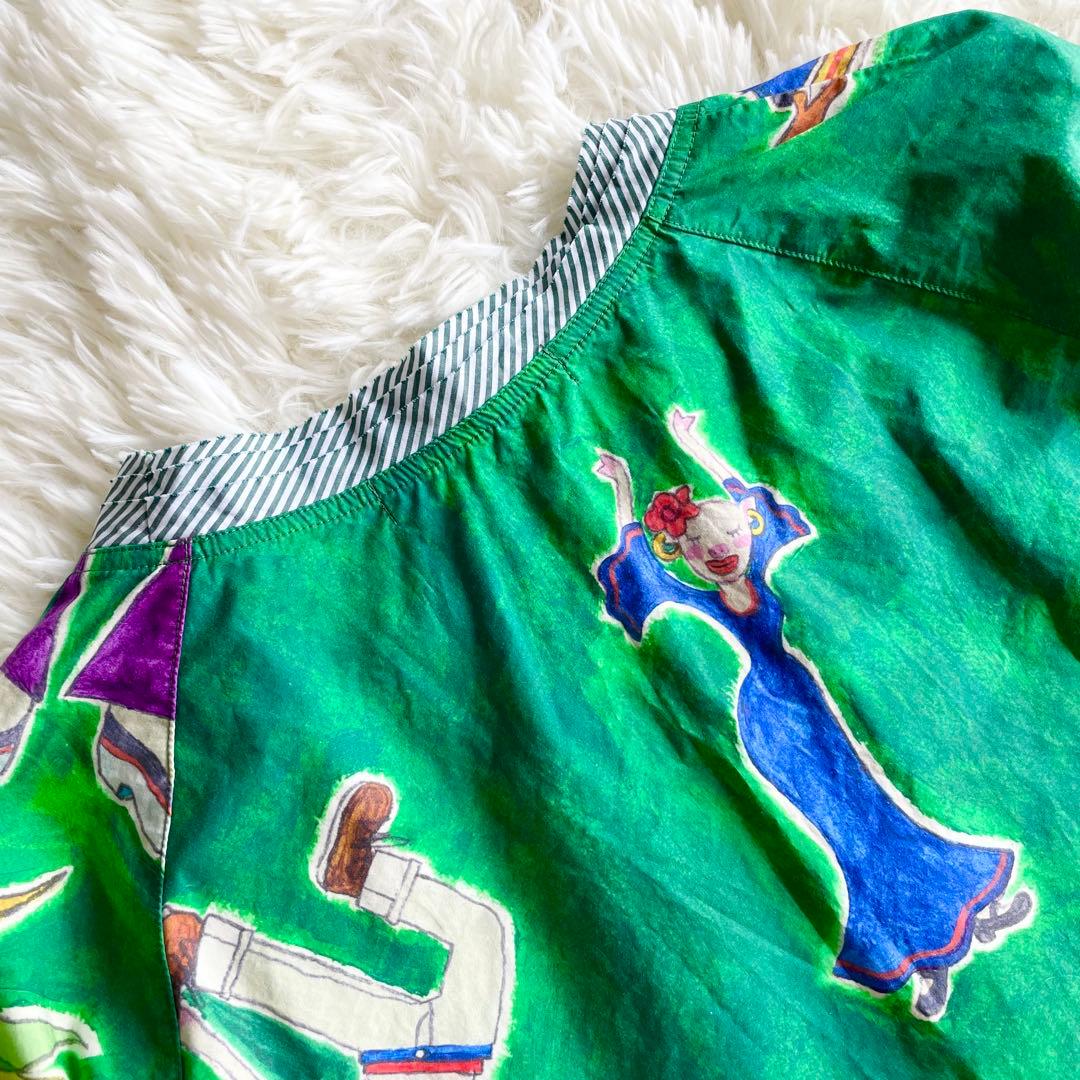 美品✨希少　アルベロベロ　チュニック　ワンピース　ブタ　洗える　現行