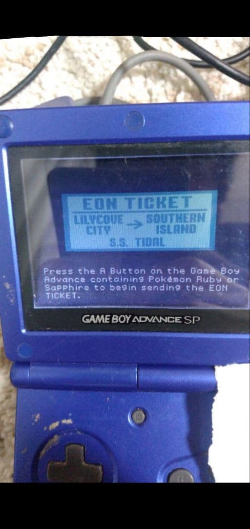 【欧州版】ポケットモンスタールビー【むげんのチケット付属】